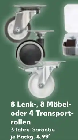 Kaufland PARKSIDE 8 Lenk-, 8 Möbel- oder 4 Transport- rollen Angebot