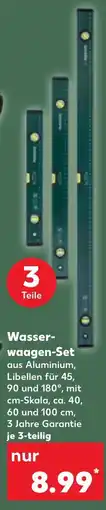 Kaufland Wasserwaagen-Set Angebot