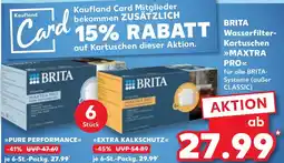 Kaufland BRITA- Wasserfilter- Kartuschen MAXTRA PRO Angebot