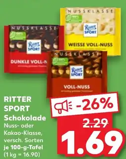 Kaufland RITTER SPORT Schokolade Angebot
