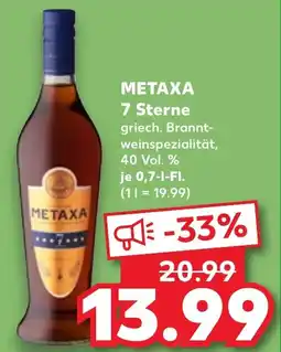 Kaufland METAXA 7 Sterne Angebot