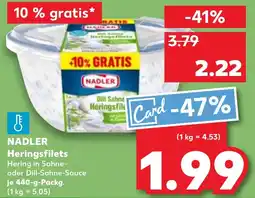 Kaufland NADLER Heringsfilets Angebot
