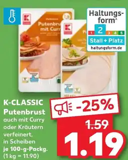 Kaufland K-CLASSIC Putenbrust Angebot