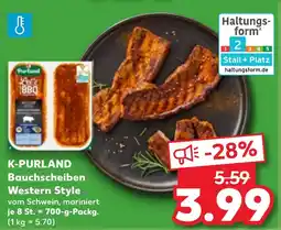 Kaufland K-PURLAND Bauchscheiben Western Style Angebot