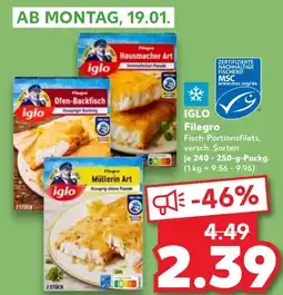 Kaufland IGLO Filegro Angebot
