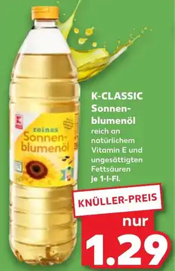Kaufland K-CLASSIC Sonnenblumenöl Angebot