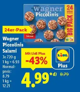 Lidl Wagner Piccolinis Salami 24er-Pack Angebot