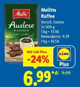 Lidl Melitta Kaffee Angebot