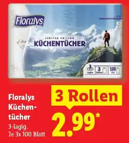 Lidl Floralys Küchentücher Angebot