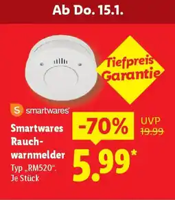 Lidl Smartwares Rauchwarnmelder Angebot