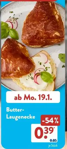 Aldi Süd Butter- Laugenecke Angebot