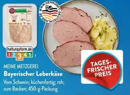 Aldi Süd MEINE METZGEREI Bayerischer Leberkäse Angebot