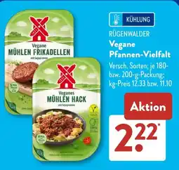 Aldi Süd RÜGENWALDER Vegane Pfannen-Vielfalt Angebot