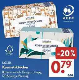 Aldi Süd LACURA Kosmetiktücher Angebot