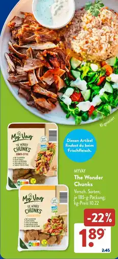 Aldi Süd MYVAY The Wonder Chunks Angebot