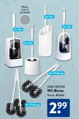 Aldi Süd HOME CREATION WC-Bürste Angebot