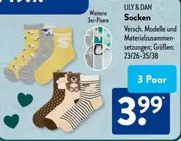 Aldi Süd LILY & DAN Socken Angebot