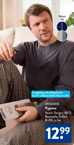 Aldi Süd UP2FASHION Pyjama Angebot