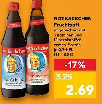 Kaufland Rotbäckchen Fruchtsaft Angebot