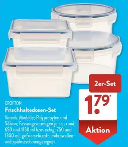 Aldi Süd CROFTON Frischhaltedosen-Set Angebot