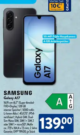 Aldi Süd SAMSUNG Galaxy A17 Angebot