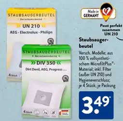 Aldi Süd Staubsaugerbeutel Angebot