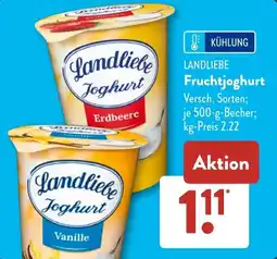 Aldi Süd LANDLIEBE Fruchtjoghurt Angebot