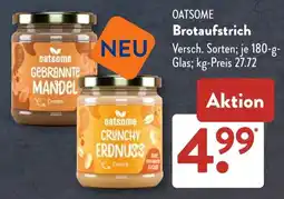 Aldi Süd OATSOME Brotaufstrich Angebot