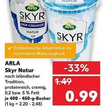 Kaufland Arla Skyr Natur Angebot