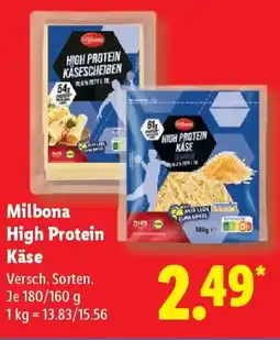 Lidl Milbona High Protein Käse Angebot