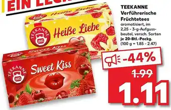 Kaufland Teekanne Verführerische Früchtetees Angebot