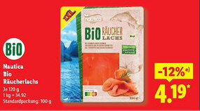 Lidl Nautica Bio Räucherlachs Angebot