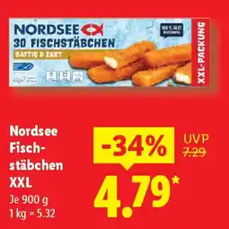 Lidl Nordsee Fischstäbchen XXL Angebot