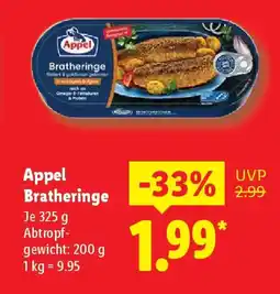 Lidl Appel Bratheringe Angebot