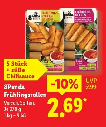 Lidl 8Panda Frühlingsrollen Angebot