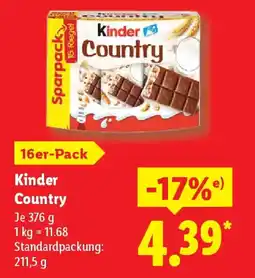 Lidl Kinder Country Angebot