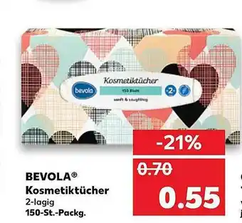 Kaufland Bevola Kosmetiktücher Angebot