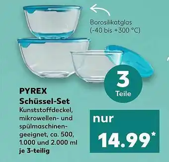 Kaufland Pyrex Schüssel-set Angebot