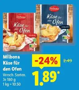 Lidl Milbona Käse für den Ofen Angebot