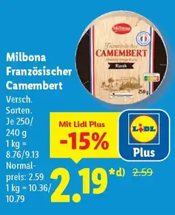 Lidl Milbona Französischer Camembert Angebot