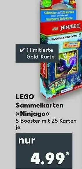 Kaufland Lego Sammelkarten Ninjago Angebot