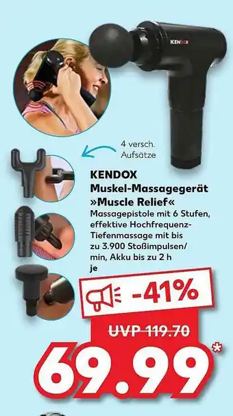 Kaufland Kendox Muskel-massagegerät Muscle Relief Angebot