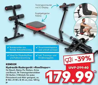 Kaufland Kendox Hydraulik-rudergerät Rowshaper Angebot