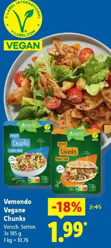 Lidl Vemondo Vegane Chunks Angebot