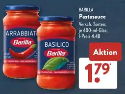 Aldi Süd BARILLA Pastasauce Angebot