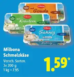 Lidl Milbona Schmelzkäse Angebot