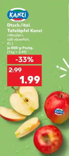 Kaufland KANZI Dtsch./ital. Tafeläpfel Kanzi Angebot