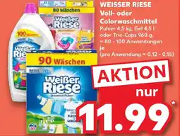 Kaufland WEISSER RIESE Voll- oder Colorwaschmittel Angebot