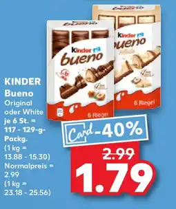 Kaufland KINDER Bueno Angebot