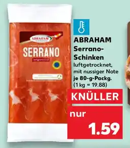 Kaufland ABRAHAM Serrano- Schinken Angebot
